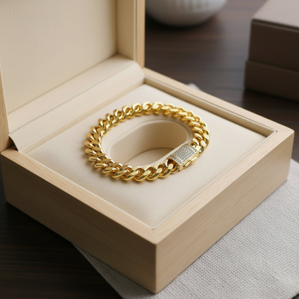 Golden Lock Bilekliği