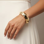 Facet Gold Bangle Bileklik