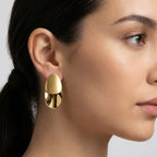 Ay Işığı Küpe Gold