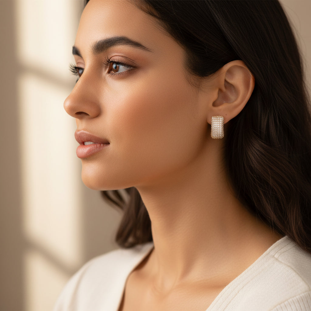 Crystal Grid Küpesi