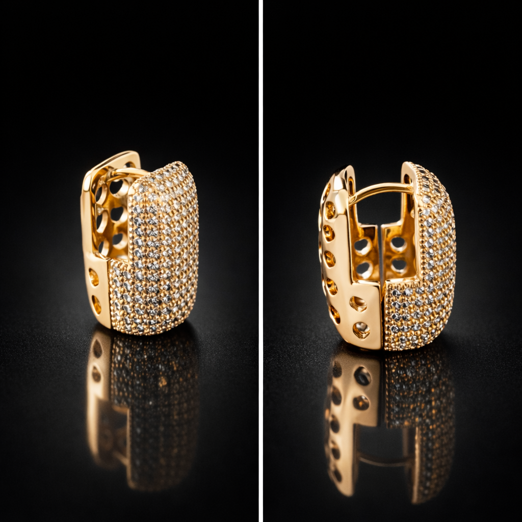 Crystal Grid Küpesi