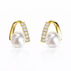 İnci Işıltı Küpe