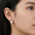 İnci Işıltı Küpe