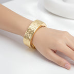 Ripple Gold Bangle Bileklik